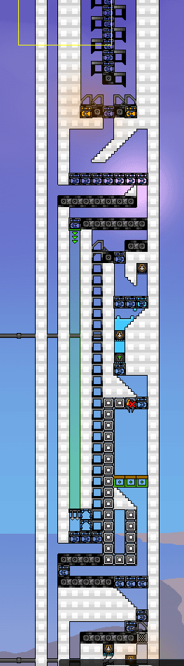 Tileable mini-factory module; its lava-belt sections need Lava placed manually.