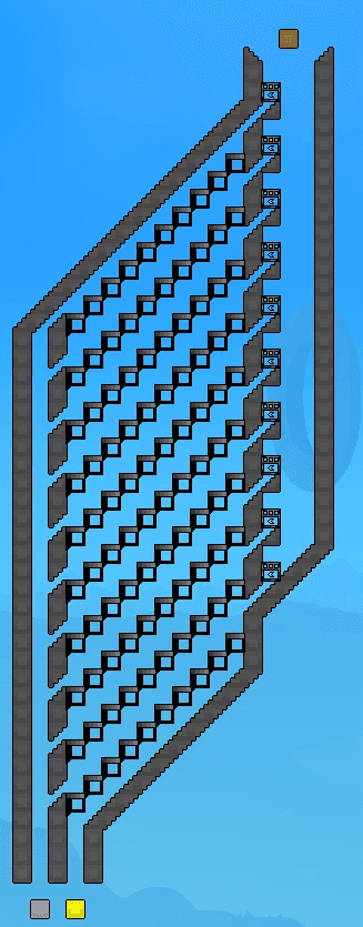 Diagonal Shaker array separating Slag and Gold; reliability and efficiency claims have not been independently tested.